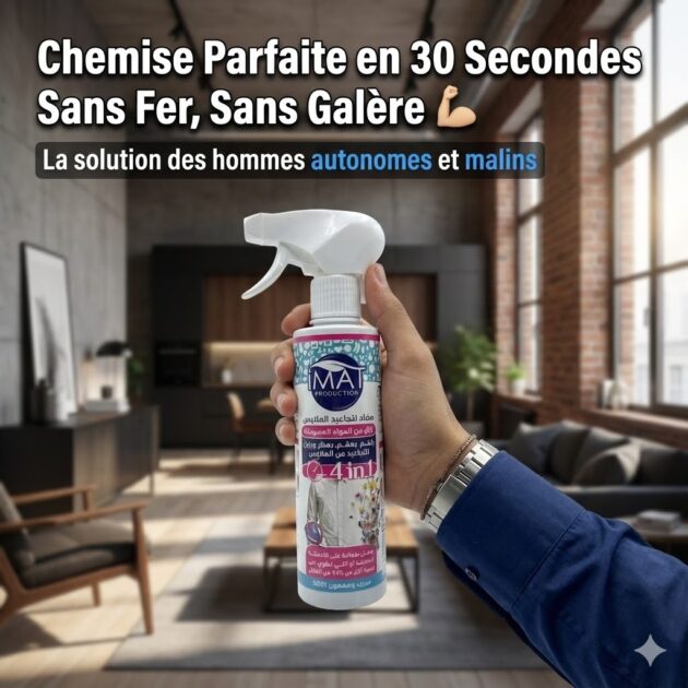 معطر و مضاد لتجاعيد الملابس