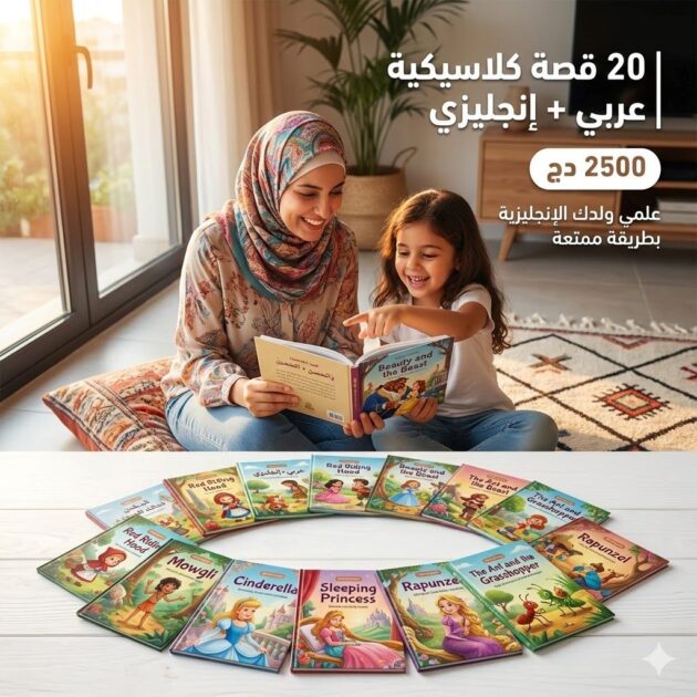 مجموعة القصص العالمية( عربي+ انجليزي)