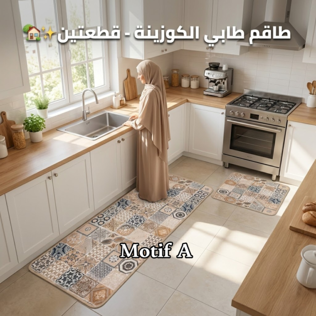 قطعتين من السجاد الجزائري العصري