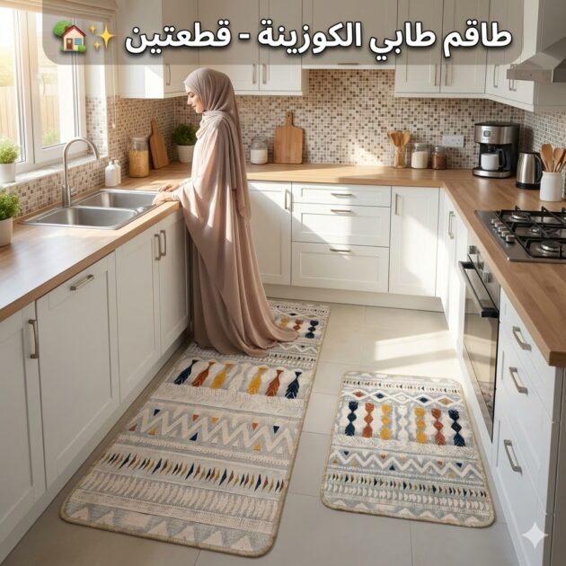 قطعتين من السجاد الجزائري العصري