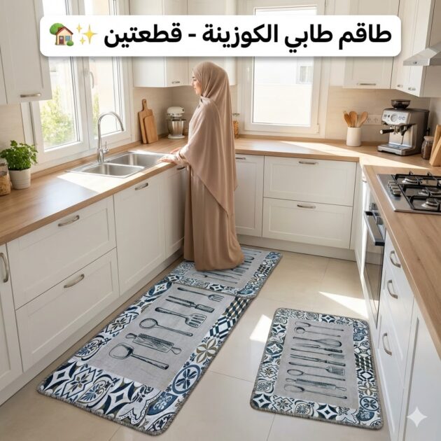 قطعتين من السجاد الجزائري العصري