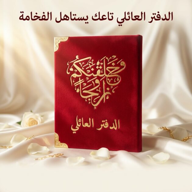 غلاف الدفتر العائلي