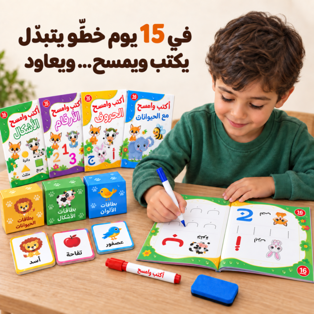 مجموعة 6 كتب تعليمية